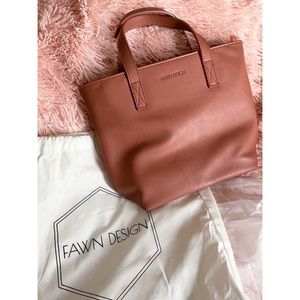 Fawn Design Mini Tote in Dusty Rose